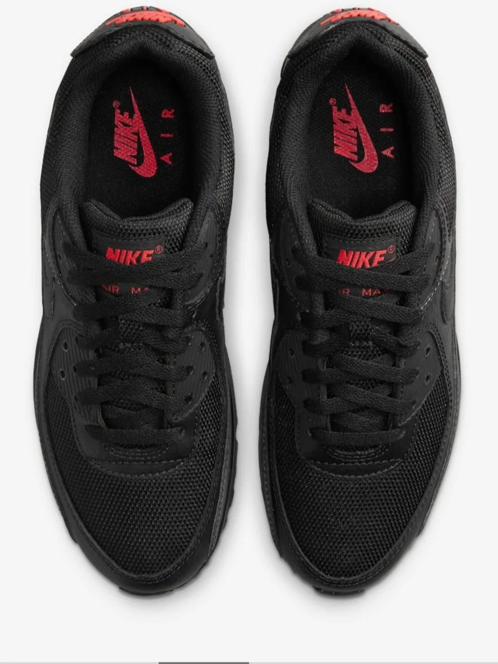 Nike Air Max Men's Black Low-Top Sneakers Size 11 New In Box.